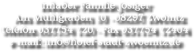 Familie Josiger  - Hotel in Zw�nitz